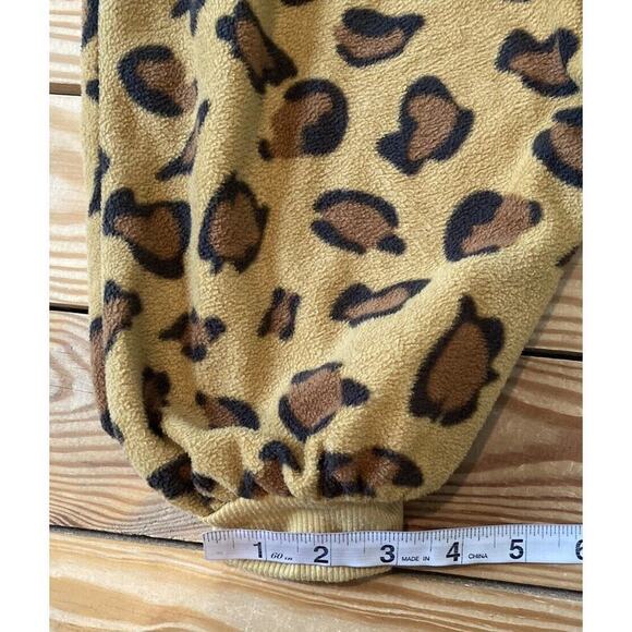 Critter Costume One Piece Cheetah Costume One Size Unisex Brown - Picture 8 of 11